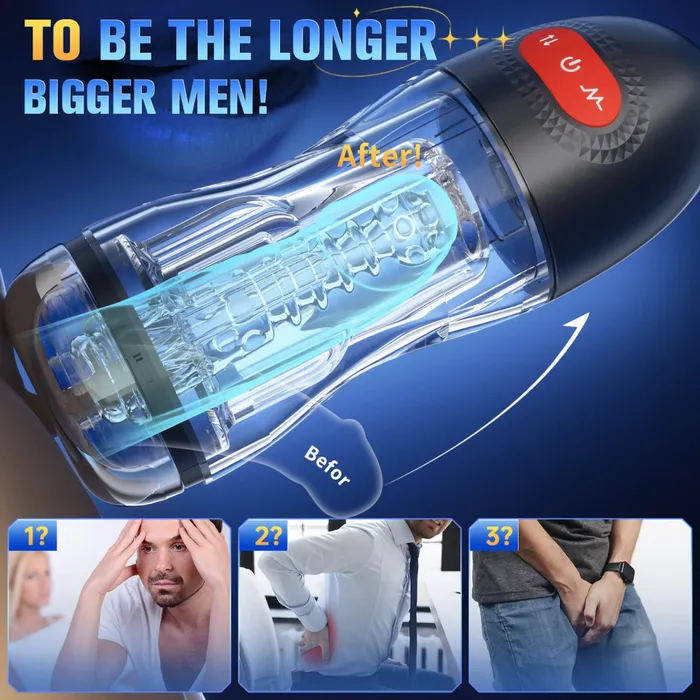 ELROY Upgraded Suction and Vibration App Control Male Masturbator Sohimi Male Sex Toys