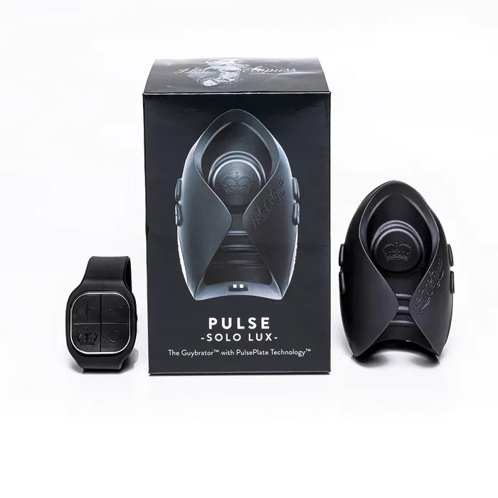 Hot Octopuss Male Sex Toys Hot Octopuss Pulse Solo Lux Masturbator with Wrist Remote Black