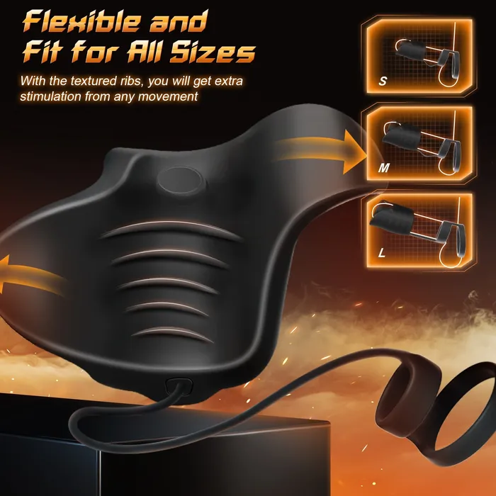 Sohimi Male Sex Toys 4 in 1 App Control Vibration and Pulsing Penis Trainer Male toy with Cock Ring