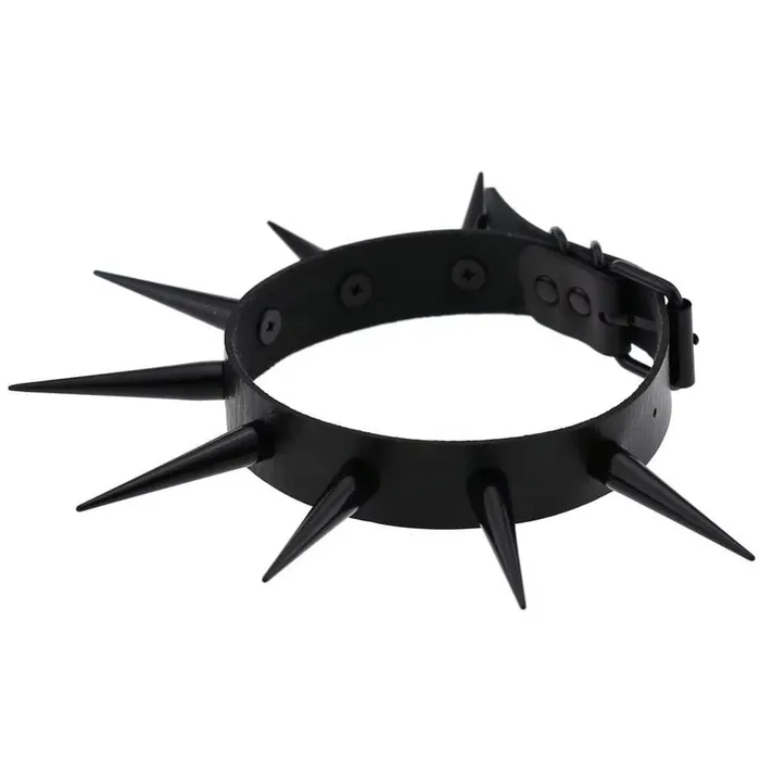 The Kinky Peach Anal Fuck Off Choker with Black Hardware