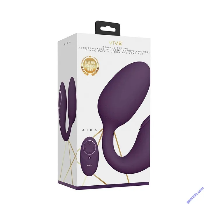 Vibrators Vive Vive Aika Pulse Wave and Vibrating Love Egg