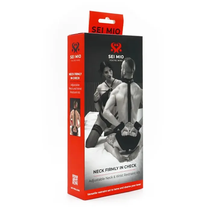 Couples Sei Mio Sei Mio Firmly in Check Neck Wrist Restraint Kit