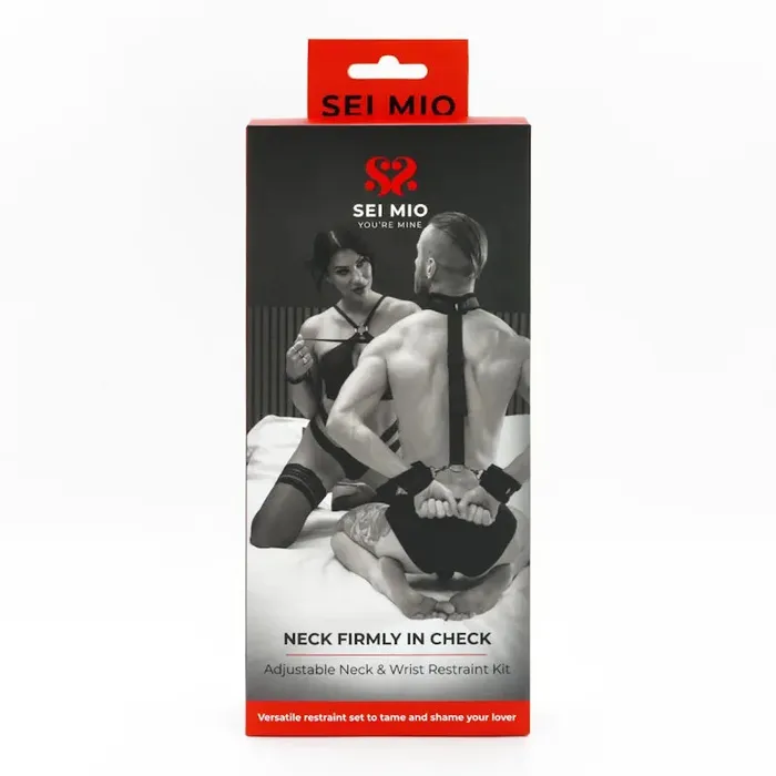 Couples Sei Mio Sei Mio Firmly in Check Neck Wrist Restraint Kit