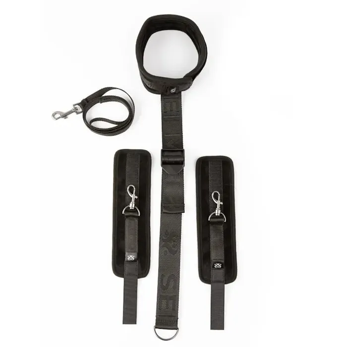 Couples Sei Mio Sei Mio Firmly in Check Neck Wrist Restraint Kit