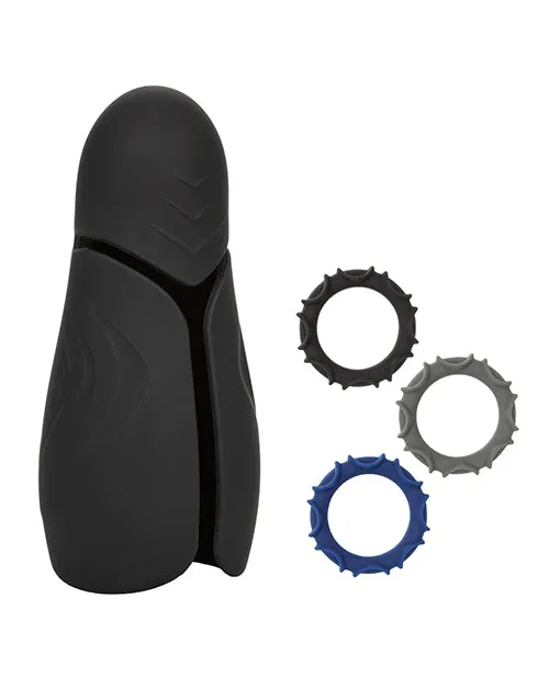 Male Sex Toys Cal Exotics Optimum Power Elite Pro Stroker Black