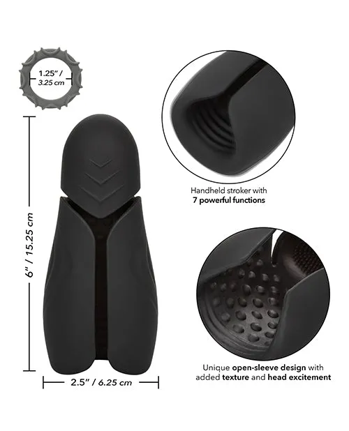 Male Sex Toys Cal Exotics Optimum Power Elite Pro Stroker Black