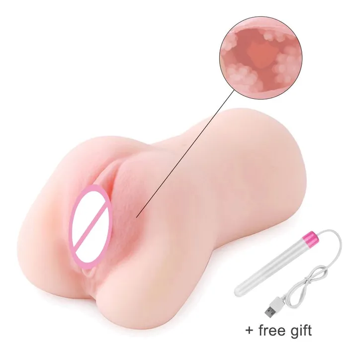 Own Pleasures Male Sex Toys 3D Pocket Pussy Real Vagina Lifelike Male Masturbator
