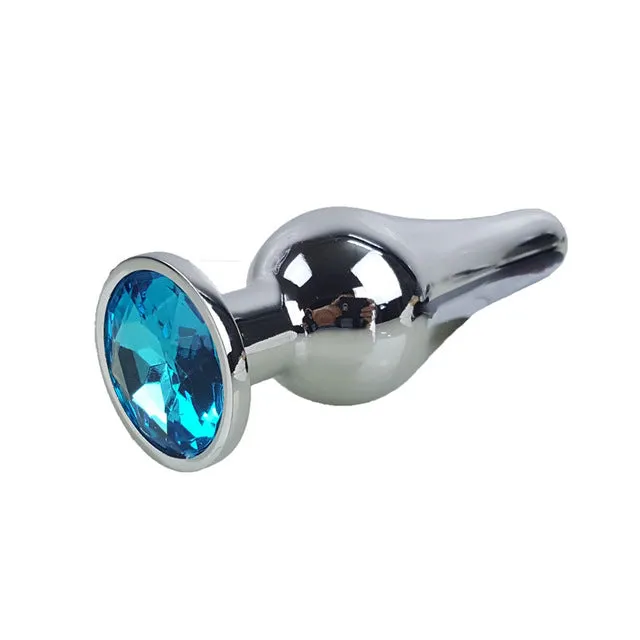 Own Pleasures Male Sex Toys 7 Color Crystal Anal Plug
