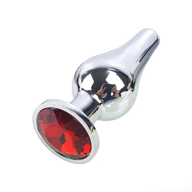 Own Pleasures Male Sex Toys 7 Color Crystal Anal Plug