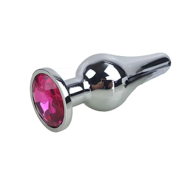 Own Pleasures Male Sex Toys 7 Color Crystal Anal Plug