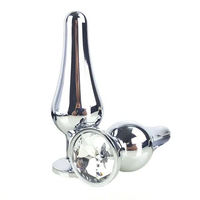 Own Pleasures Male Sex Toys 7 Color Crystal Anal Plug