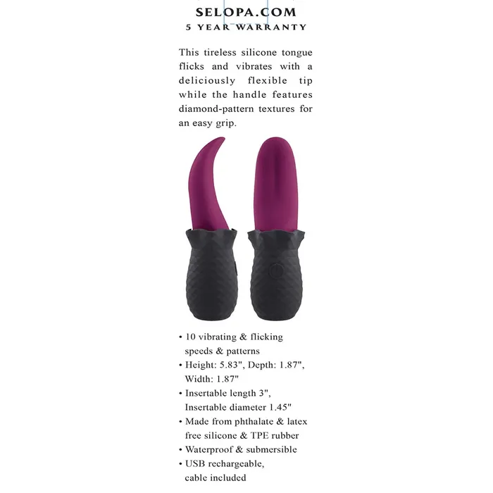 Selopa Female Sex Toys Tongue Teaser