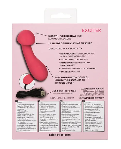 Vibrators Cal Exotics Liquid Silicone Pixies Exciter Pink