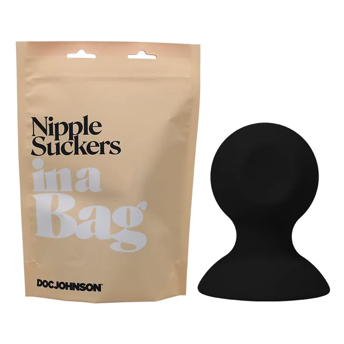 Anal Doc Johnson In A Bag Nipple Suckers Black