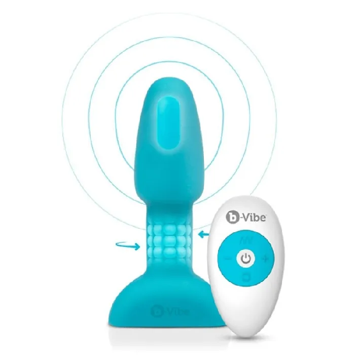bVibe Vibrators RIMMING PETITE TEAL