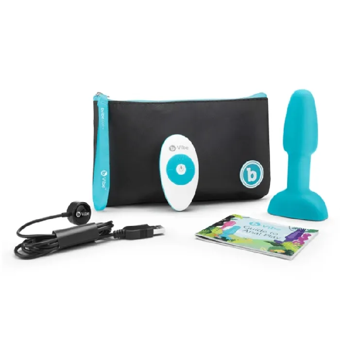 bVibe Vibrators RIMMING PETITE TEAL