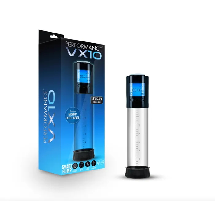 Blush Anal Performance Vx10 Smart Pump Clear