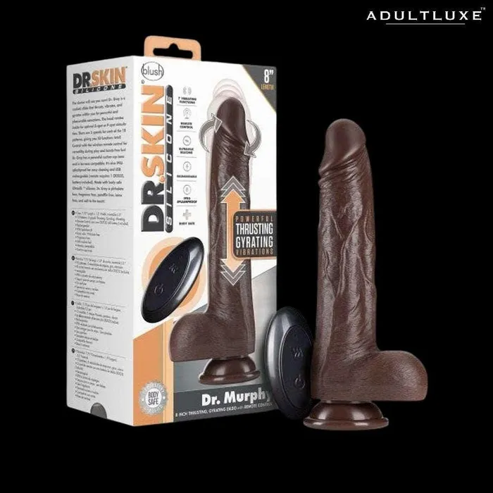 Blush Novelties Dildos Dr Murphy 8 inches Realistic Thrusting and Rotating Dildo