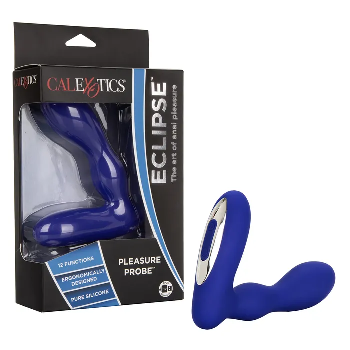 California Exotic Novelties Silicone Wireless Pleasure Probe Blue CalExotics Anal California Exotic Novelties Silicone Wireless Pleasure Probe Blue CalExotics Anal