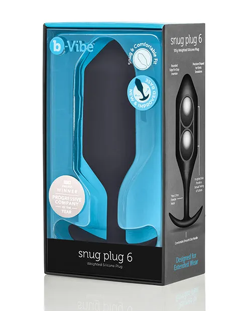 COTR Inc Anal bVibe Weighted Snug Plug 6 515 g Black