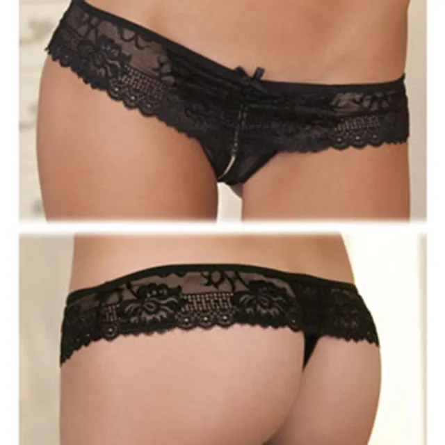 Crotchless Lace Boyshort ML Rene Rofe Couples