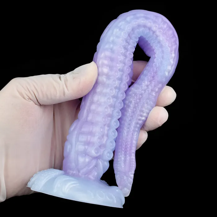 Dildos Pastel Purple Sea Jade Long Tentacle Silicone Dildo House of Dasein Dildos