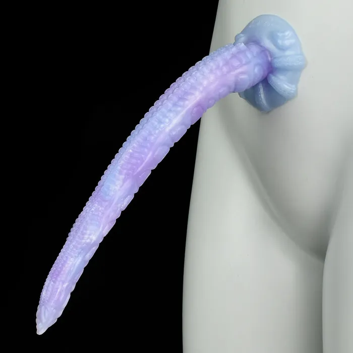 Dildos Pastel Purple Sea Jade Long Tentacle Silicone Dildo House of Dasein Dildos