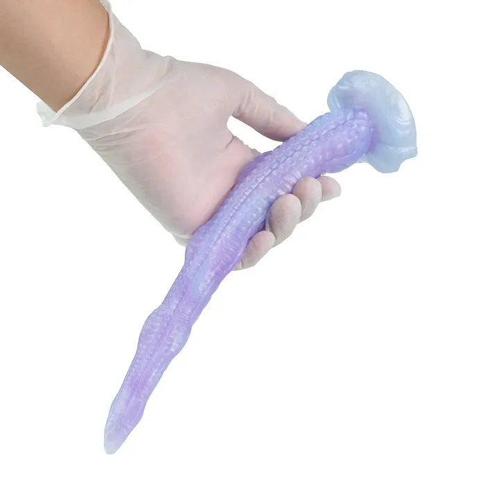 Dildos Pastel Purple Sea Jade Long Tentacle Silicone Dildo House of Dasein Dildos