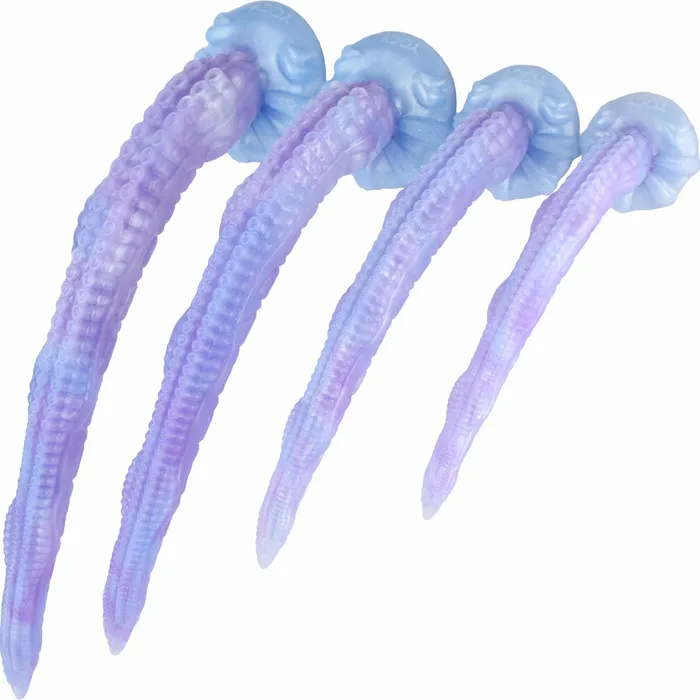 Dildos Pastel Purple Sea Jade Long Tentacle Silicone Dildo House of Dasein Dildos