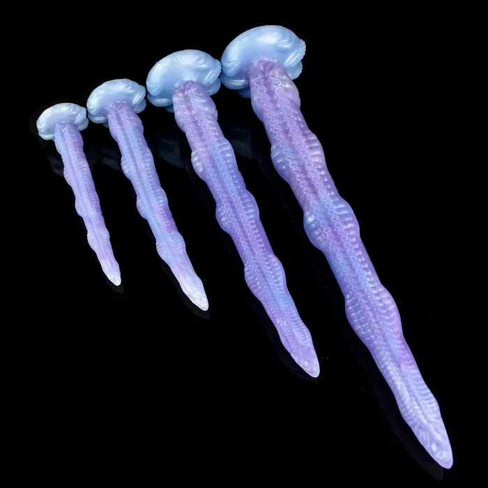 Dildos Pastel Purple Sea Jade Long Tentacle Silicone Dildo House of Dasein Dildos