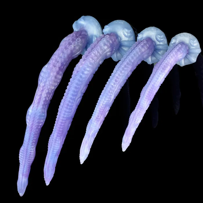 Dildos Pastel Purple Sea Jade Long Tentacle Silicone Dildo House of Dasein Dildos