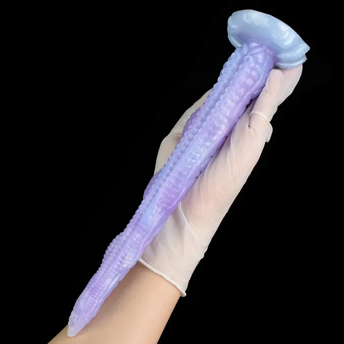 Dildos Pastel Purple Sea Jade Long Tentacle Silicone Dildo House of Dasein Dildos