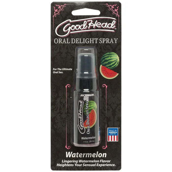 Doc Johnson Vibrators Goodhead Oral Delight 1Oz Spray Watermln
