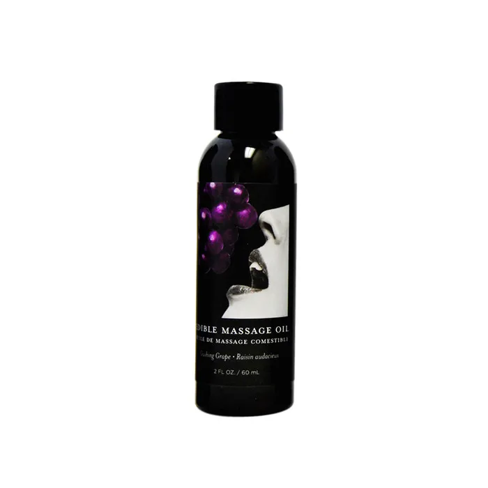 Eb Edible Massage Oil Grape 2Oz Earthly Body Couples