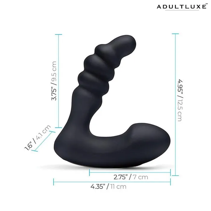 Electric Eel INC Male Sex Toys Blue Line Vibrating Prostate Prodder with Remote