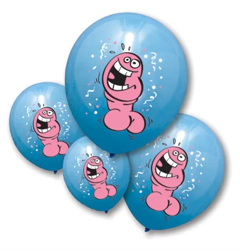 Enhancers Oz Pecker Balloons 6 Pack