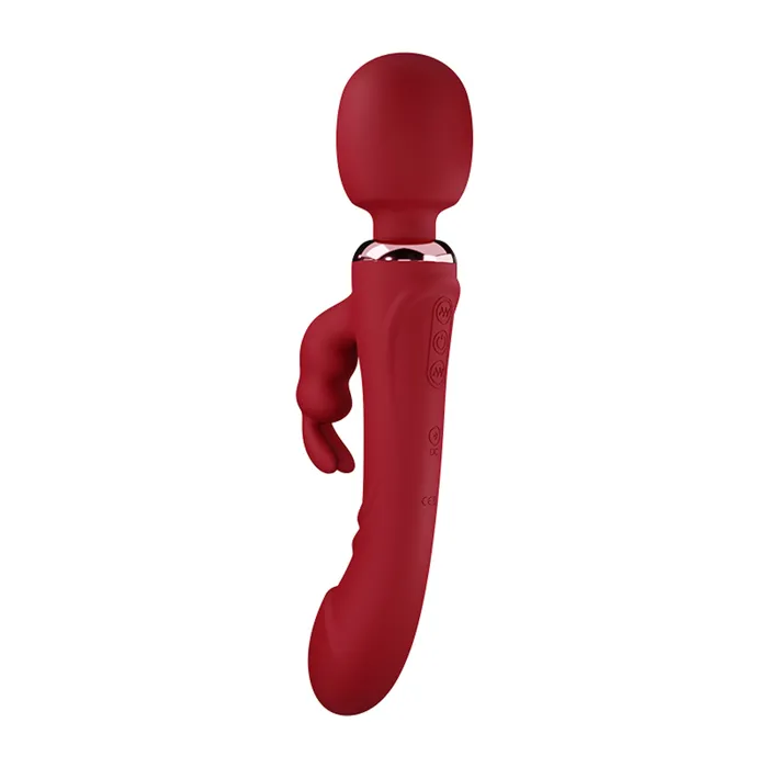 Female Sex Toys Bozatta AdultLuxe HopWave 3 in 1 Rabbit Dildo Wand