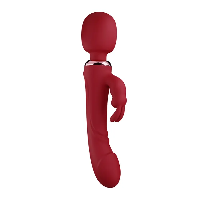 Female Sex Toys Bozatta AdultLuxe HopWave 3 in 1 Rabbit Dildo Wand