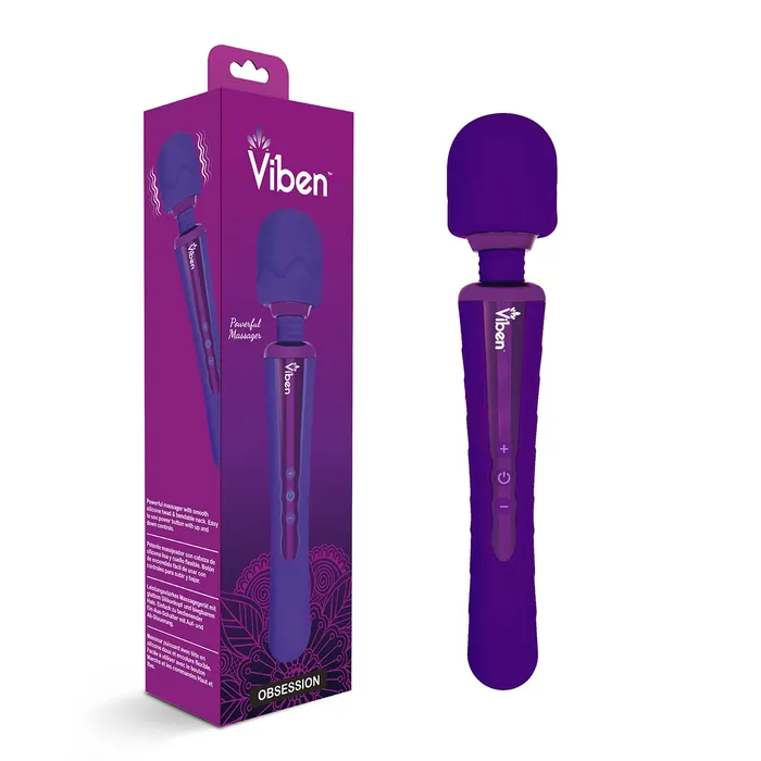 Female Sex Toys Viben Viben Obsession Intense Wand Large Massager Violet
