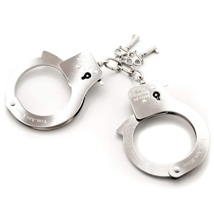 Fifty Shades of Grey Couples Fifty Shades Of Grey You Are Mine Metal Handcuffs Lockable Handcuffs With 2 Keys Quick Release Adjustable Sexy Handcuffs For Couples With Satin Bag Silver Fifty Shades of Grey Couples Fifty Shades Of Grey You Are Mine Metal Handcuffs Lockable Handcuffs With 2 Keys Quick Release Adjustable Sexy Handcuffs For Couples With Satin Bag Silver