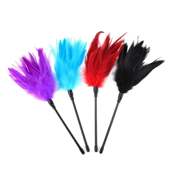 House of Dasein Couples Sensation Play Feather Sensual Play Tickler Bdsm Clit Kink Fetish Restraints