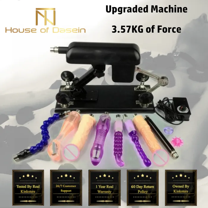 House of Dasein Female Sex Toys Sex Machines F2 Premium Quiet Powerful Automatic Sex Machine Dildos Anal Play Cock Rings