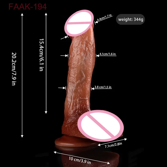 House of Dasein Female Sex Toys Strap Ons Faak Silicone Realistic Dildo Strapon For Women With Strong Sucker Beginners
