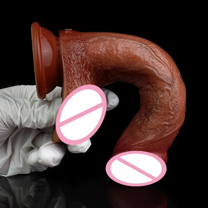 House of Dasein Female Sex Toys Strap Ons Faak Silicone Realistic Dildo Strapon For Women With Strong Sucker Beginners