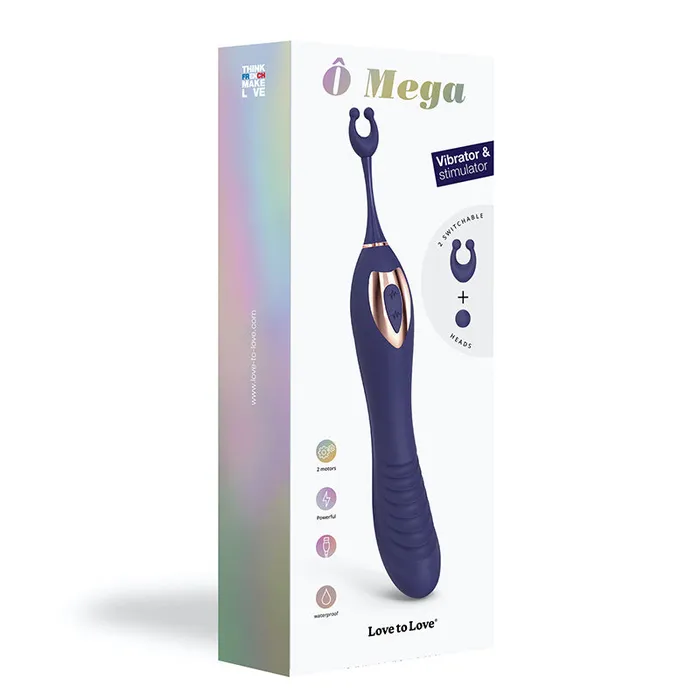 Lovely Planet USA Vibrators Love To Love O Mega Midnight Indigo