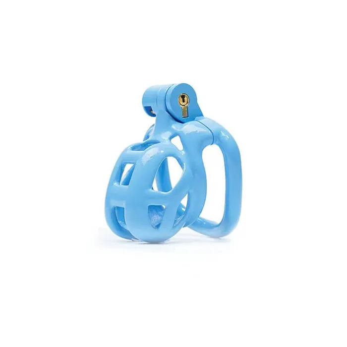 Male Sex Toys CHASTITY CAGE CO Blue Cobra Chastity Cage Kit 177 To 413 Inches Long
