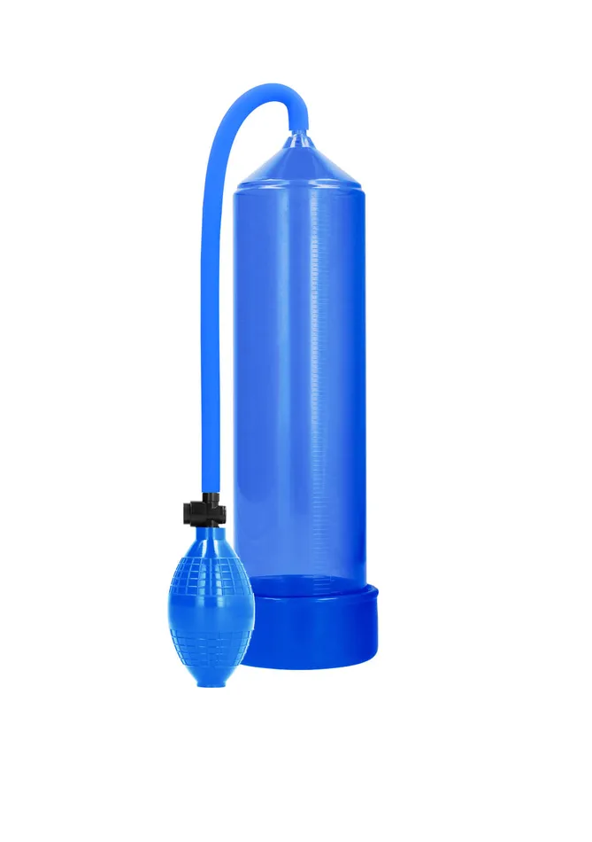 Male Sex Toys Classic Penis Pump Blue Shots Pumped