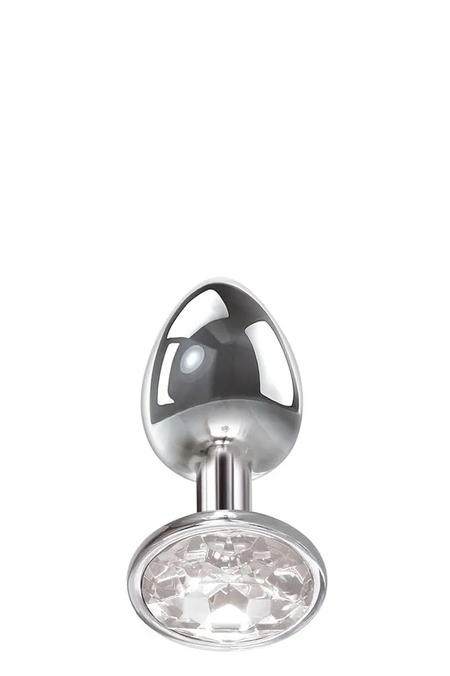 Male Sex Toys Evolved Novelties Adam Eve Clear Gem Anal Plug Medium