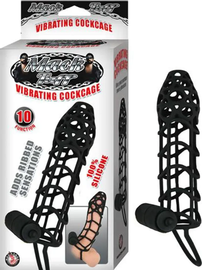 Male Sex Toys Nasstoys Mack Tuff Cock Cage Black
