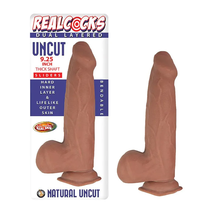 Nasstoys Realcocks Dual Uncut Slid Thick 925I Br Female Sex Toys
